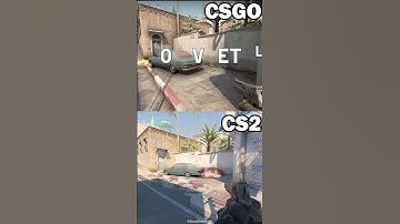 CS2 VS CSGO Comparison #shorts #csgo