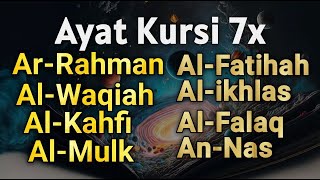 Ayat Kursi 7x,Surah Yasin,Ar Rahman,Waqiah,AlMulk,Al Kahfi,Ikhlas,Falaq,An Nas