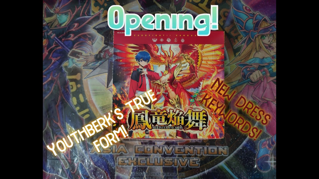 Cardfight Vanguard! DBT06 Blazing Dragon Reborn box opening! New awesome boss units!