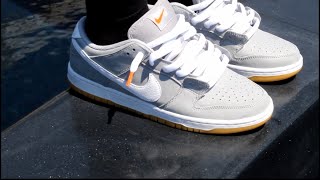 Nike SB Dunk Low Pro ISO Wolf Grey or Grey Gum Review and on Feet #nikesb #dunks #nikesbdunk