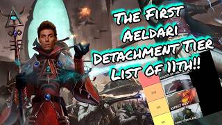 The Premier Aeldari Detachment Tier List of 11th Edition!!-"A MASSIVE Shakeup Is Imminent!!!"