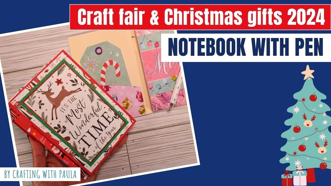 Ярмарка ремесел и рождественские подарки 2024: мастер-класс по созданию блокнота с ручкой