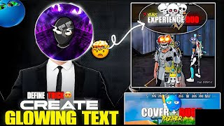 How To Glowing Text Editing Same Like The #edit  @PGL_DRKRAI_77-f9m screenshot 4