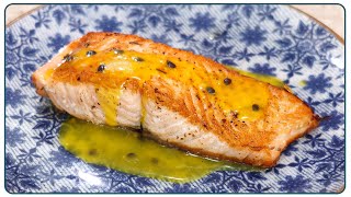 SALMON THAT MELT IN YOUR MOUTH WITH PASSION FRUIT SAUCE | Nandu Andrade screenshot 5