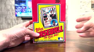 Opening a 1983 Topps Baseball Wax Box with Factory Miswrapped Packs!