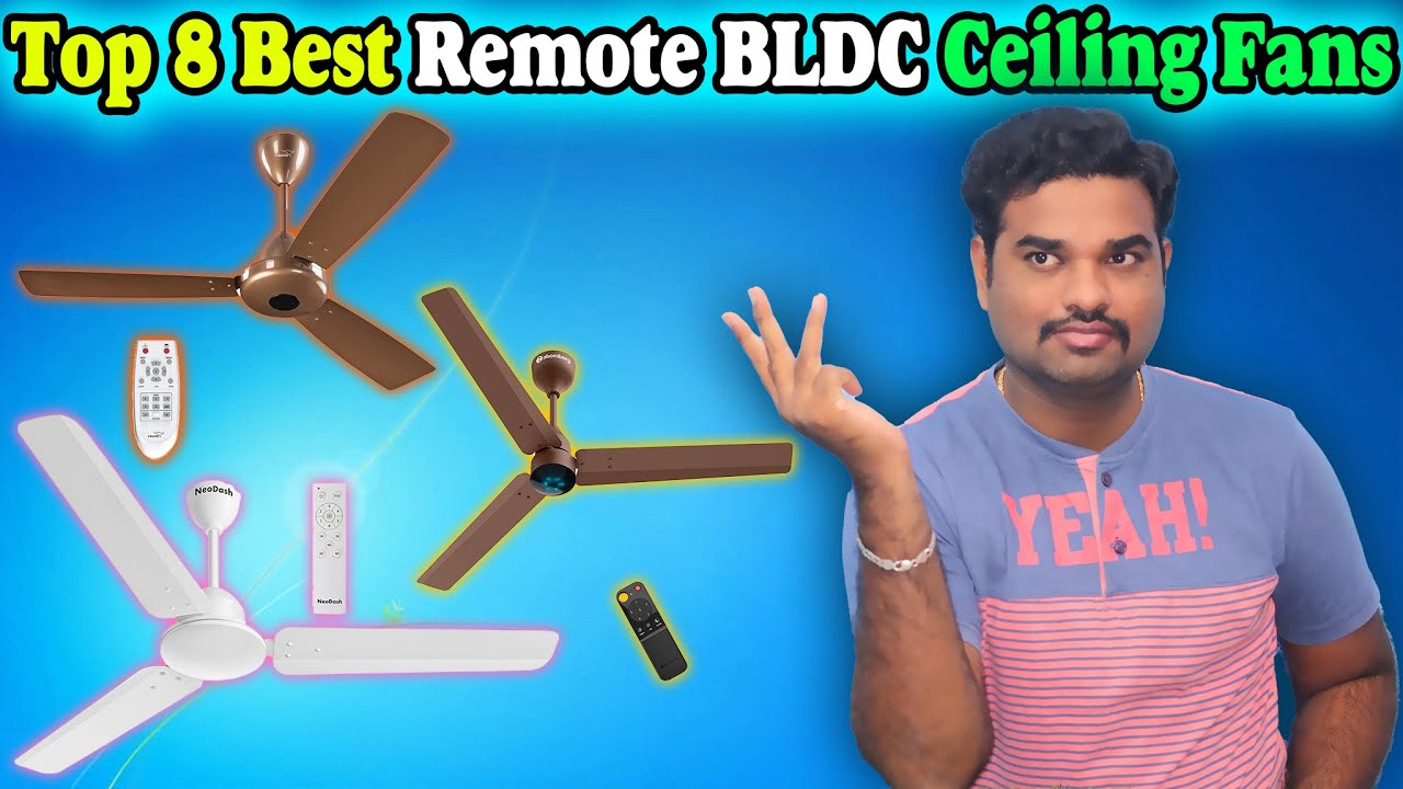Top 8 Best Remote Ceiling Fan In India 2024 With Price BLDC Ceiling
