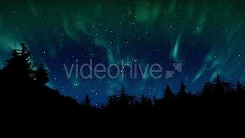 Aurora Borealis - motion graphics video