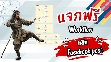 แจกฟรี n8n workflow Facebook post Library node โพสได้ทุกรูปแบบ
