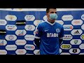 Нападающий ВГАФК Илья Бубенцев после матча ВГАФК - ПГНИУ (5:0)