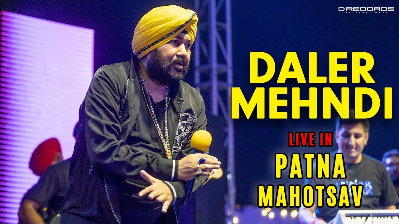 Daler Mehndi live in Patna Mahotsav | High Energy Live Performance | DRecords