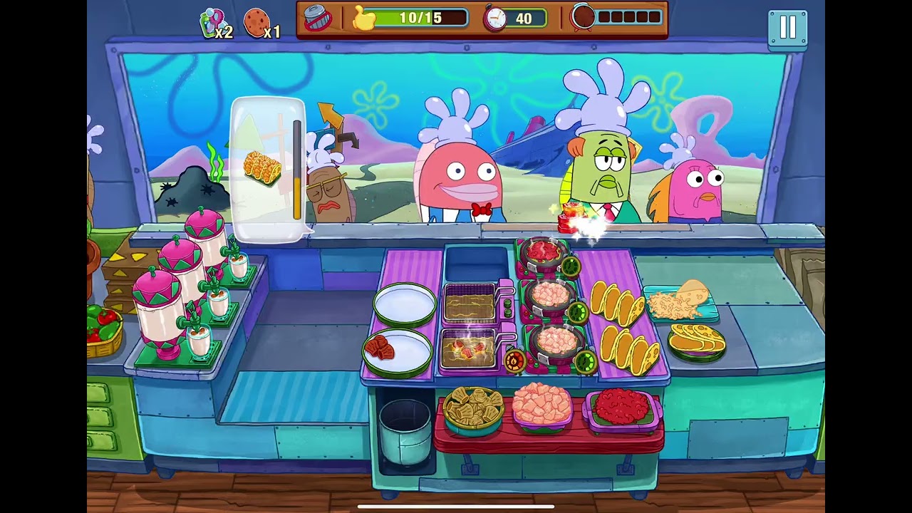 Playing SpongeBob SquarePants Krusty Cook Off The Flying Dutchman’s Treasure Hunt