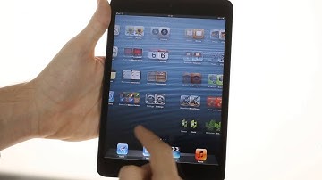 Apple iPad mini user interface