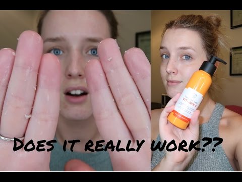 DOES IT REALLY WORK?? Body Shop Vitamin C Peel - YouTube