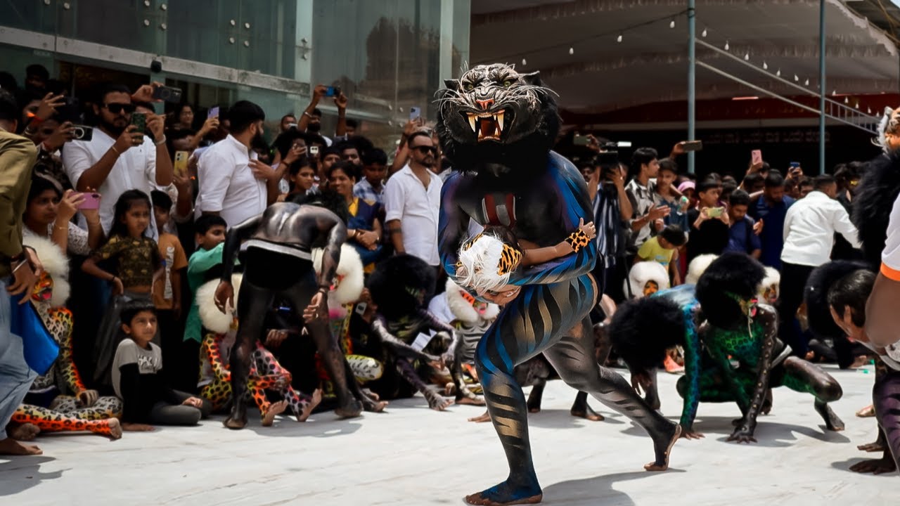 Mangalore Dasara 2025 | Tiger Dance | Sharadha Prathista Huli 2025