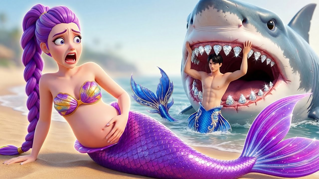Rescue the Pregnant Mermaid RUMI from the Shark-Guarded Prison Disaster | KPOP Demon Hunters