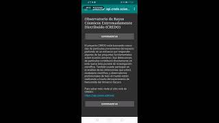 Configuración del detector CREDO
