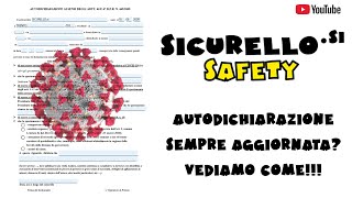 AUTOCERTIFICAZIONE SEMPRE AGGIORNATA
