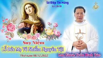Suy niệm Lễ Đức Mẹ Vô Nhiễm Nguyên Tội  ||  Lm Giuse Trần Đình Túc  ||  08.12.2022