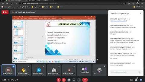 Lập trình mạng || Buổi 1 || Phần 1