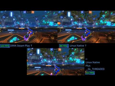 Rocket League - Linux Native versus Steam Play, a threeway