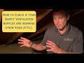 How to Check if Your Soffit Ventilation Baffles are Working (From Your Attic)
