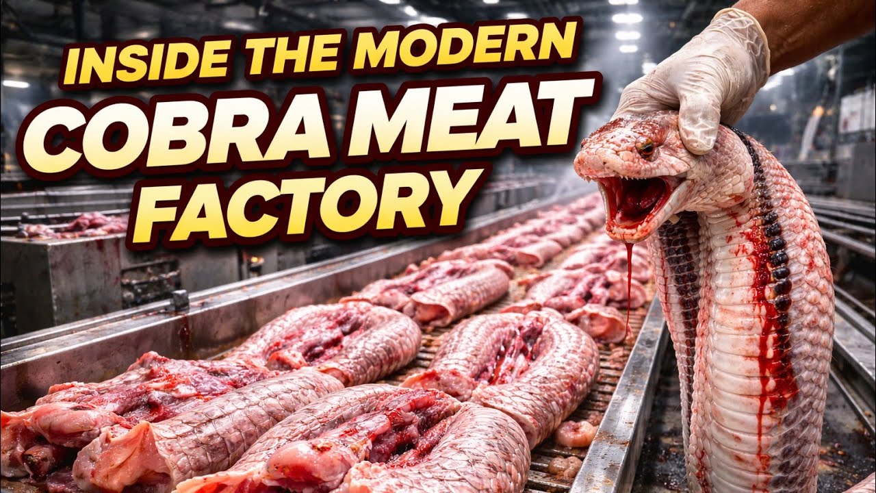 How Cobra Meat Is Mass-Processed Inside a Modern Factory