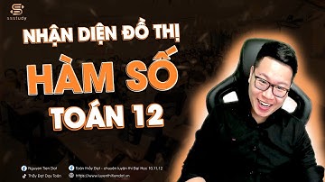 NHẬN DIỆN ĐỒ THỊ CỦA HÀM SỐ | Thầy Nguyễn Tiến Đạt