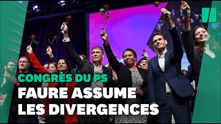 Au Congrès du PS, Faure assume les divergences pour mieux recoller les morceaux