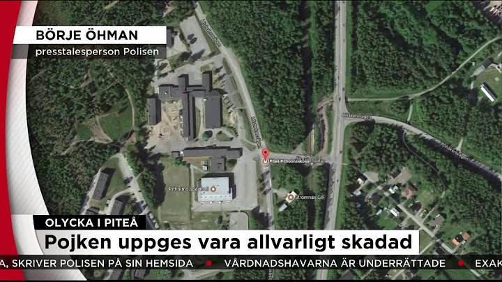 10-årig pojke har ramlat från en klippa - Nyheterna (TV4)