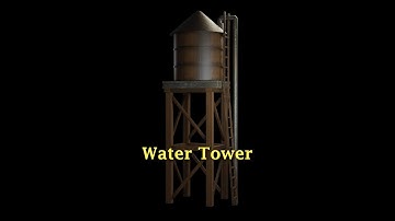 Blender 2.8: Modeling a Water Tower (Part 3)