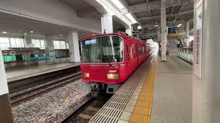 名鉄3508F 5482F列車準急中部国際空港行き 太田川(TA09)発車