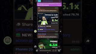 In this image a total of 269.8X was made trading memecoins, join in dm @real_chadvip on tg #trading