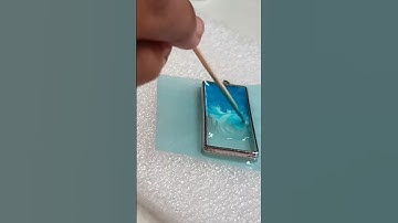 OCEAN THEME RESIN PENDANT #resinart #shorts #youtubeshorts #ytshorts #shortsfeed #resin #art #yt