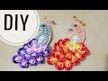 DIY || Cara Membuat Bros Burung Merak  -  Tutorial Merak Kanzashi