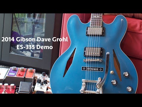 2014 Gibson Dave Grohl ES-335 in Pelham Blue w/ Bigsby Demo