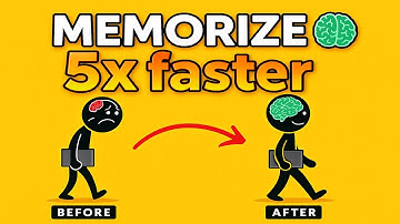 How to MEMORIZE anything so FAST it feels like cheating