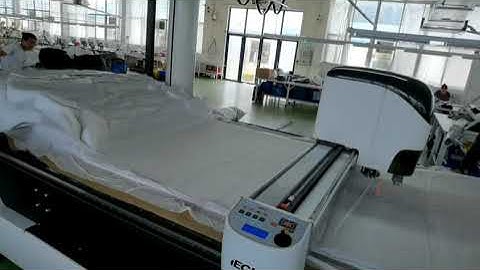 iECHO GLSC Automatic Multi-Ply Cutting Machine for Polyfill.