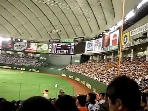 2007年巨人VS中日のクライマックスシリーズで阿部の打席の応援