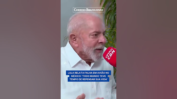 LULA RELATA FALHA EM AVIÃO NO MÉXICO: 'TODO MUNDO TEVE TEMPO DE REPENSAR SUA VIDA'