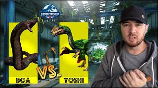 How Majundaboa DEFEATS Yoshi in Jurassic World Alive
With the Jurassic World Alive skills tournament starting soon, many people want to know if and how Majundaboa can defeat Yoshi at even levels. This video breaks down three ways the newest epic snake hybrid comes away with a victory. Thanks to Bart from Gamepress for the breakdown and to Tridemption and KindRedPanda for the gameplay.
#JurassicWorldAlive #Majundaboa #SkillsTournament
Enjoy the video? Hit 👍🏼- Thank you
💰 Patreon: https://www.patreon.com/pokefodder
🎮 Twitch: https://www.twitch.tv/pokefodder
🐦 Twitter: https://www.twitter.com/pokefodder
▶️ Discord: https://discord.gg/xhjey3B
🎶 Production Music: Joachim Olsen https://spoti.fi/2WQsY9a_
🎶Tournament Music: Stream Beats by Harris Heller
📧 Business Inquires: mhfodder@gmail.com
💵Promotional code provided courtesy of Ludia Inc.: http://ludia.gg/JWA_PF20019or
SOURCES:
Official Site: https://www.jurassicworldalive.com
Ludia Forums: https://forum.ludia.com
Gamepress: https://jurassicworldalive.gamepress.gg
Gamepress Discord: https://discord.gg/zFVknSC
DISCLAIMER:
Jurassic World Alive is a location-based augmented reality game inspired by Universal Pictures and the Jurassic World franchise. Brought to you by Ludia and NBCUniversal.
All images and names owned and trademarked Ludia and NBCUniversal and are the property of their respective owners.
Video uploaded and owned by Harber Media. How Majundaboa DEFEATS Yoshi in Jurassic World Alive