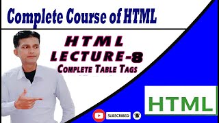 html table tags lecture-08