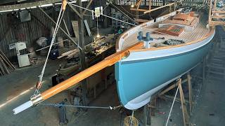 Bolting 6ton Lead Keel to our Boat! Fastening Handmade Wooden cleats and Caulking a Wooden deck Ep96 Net Worth