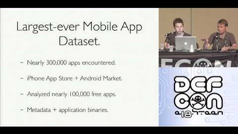 DEFCON 18: App Attack: Surviving the Mobile Application Explosion 1/3