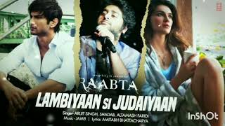 lambiyaan si judaiyaan। Hindi song l non copyright NCS। Arijit Singh। lyrics Amitabh bhattacharya