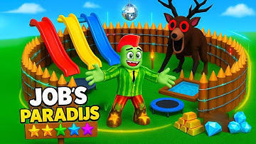Job Maakt Grootste Basis In 99 Nachten In Het Bos... In Roblox!
