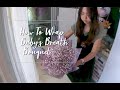 How To Wrap Baby's Breath Bouquet