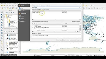QGIS   change project CRS (coordinate reference system)