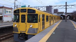 西武2000系　2056F ＬＥＤ故障!　無表示　急行　本川越