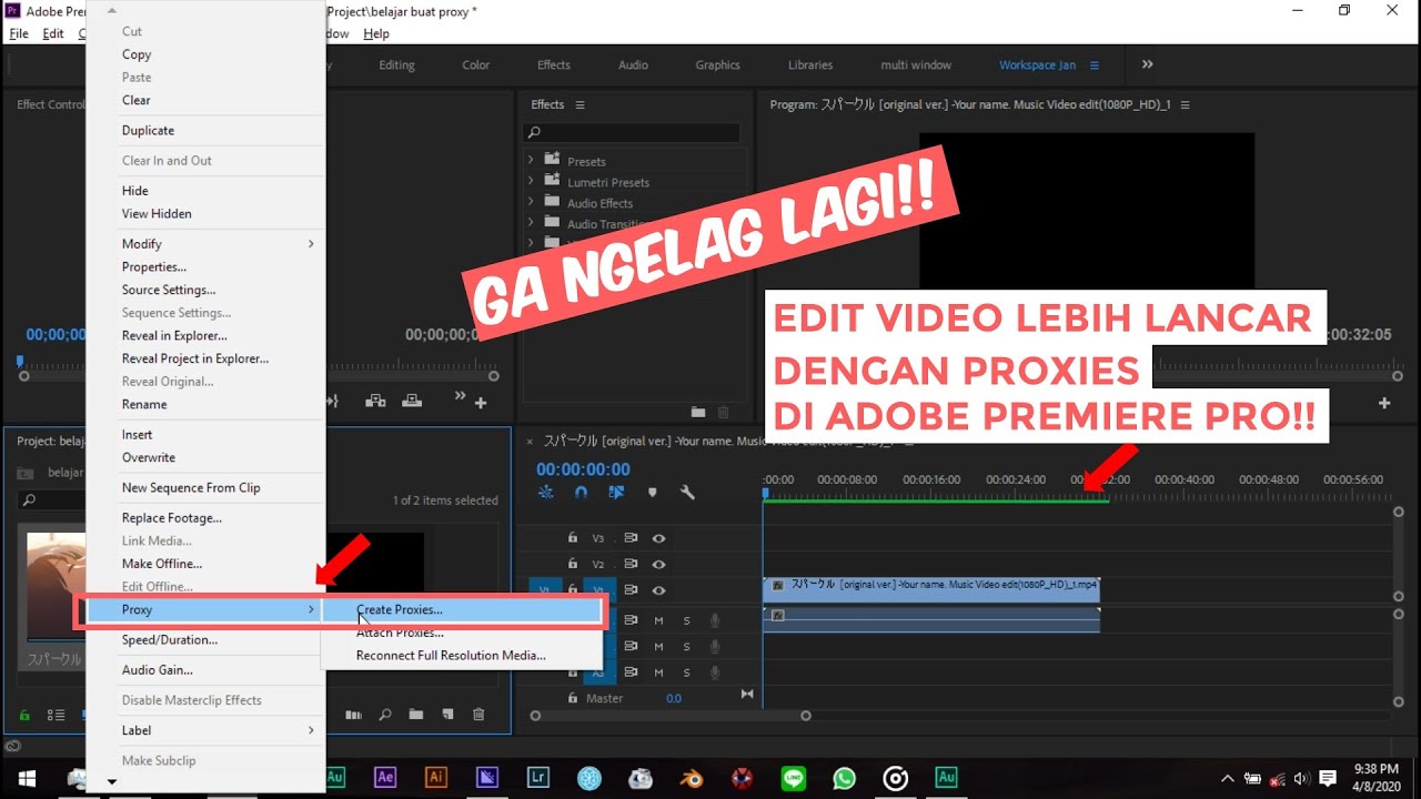 Edit Video Tanpa Ngelag Lagi di Laptop/PC Kentang! - Cara Menggunakan