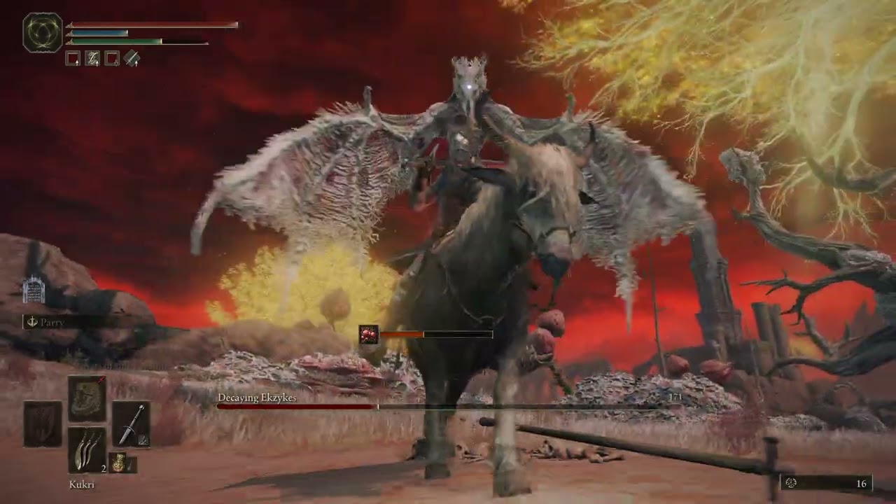 Elden Ring- Decaying Ekzykes easy boss kill (works with all classes)